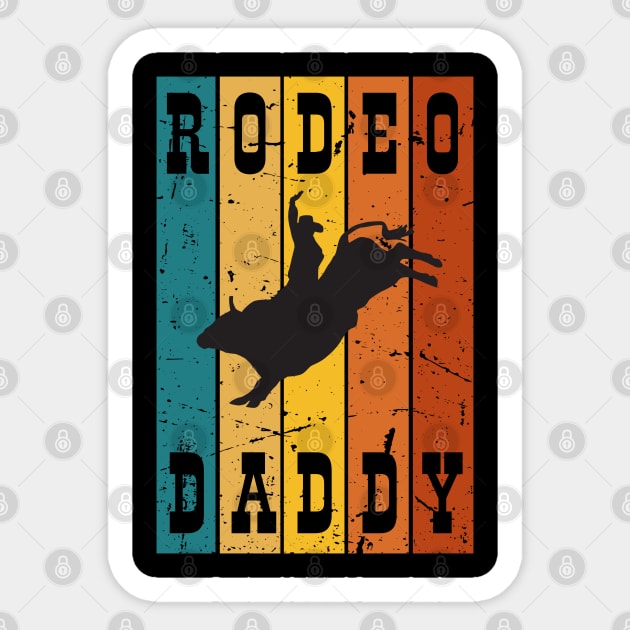 Rodeo Daddy Rodeo Lover Sticker by Mind Your Tee